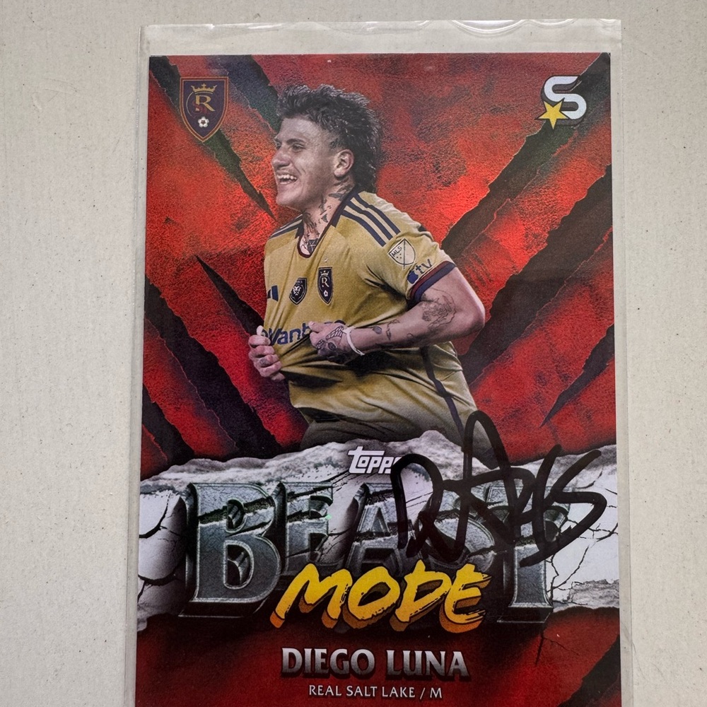 2024 Topps Diego Luna Beast Mode On Card Auto #BM-25 USMNT Real Salt Lake